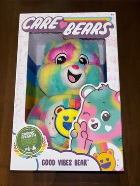 🧸🌈NWT Care Bears Good Vibes Bear (In Box) | New & Unopened | Collectible Gift